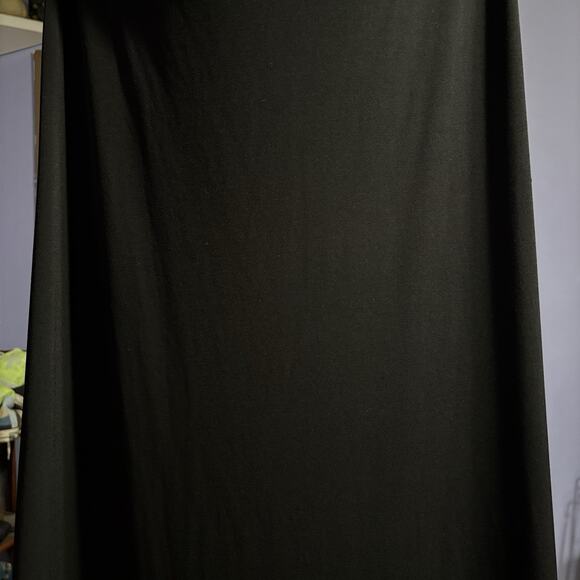 Chico's 2 (US Large) Maxi Dress Cowl Neck Sleeveless Black Sheath Gown - Picture 8 of 12
